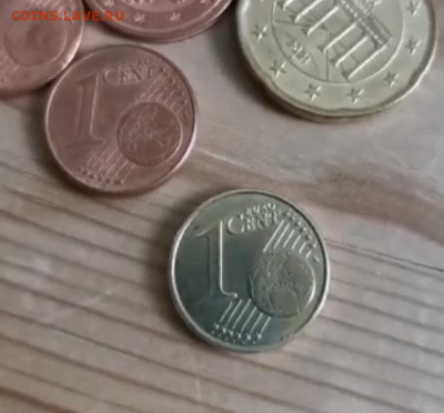 1 евроцент Германии (жёлтый) - CA1F4EF4-E3AB-4BA7-B412-03B9BC555249