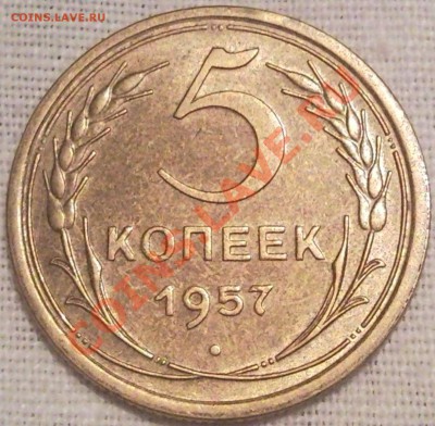 5коп 1957г  хорошенькая - 5 коп 1957_1