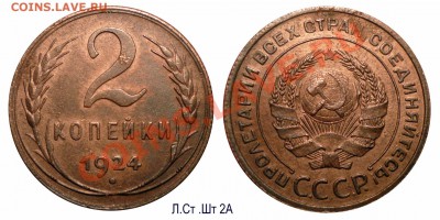 2 копейки 1924(Шт2А) неплохие до 19.11.2011в22-00 МВ - LEDZEppelin