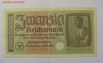 20 марок 1939-45 Германия №1 (556) 08.04.22 22:00 М - CIMG5958.JPG