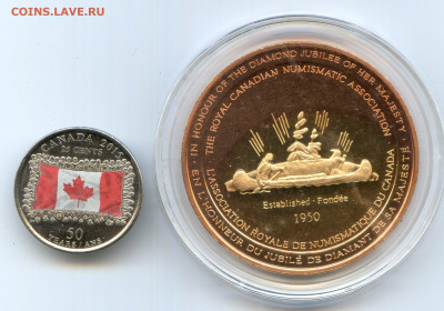 Канада. 2012. Памятный жетон 60 лет правления PF. 5.04в22.00 - img450