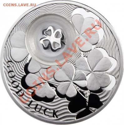 Монета в подарок - 02-four-leaf-clover-reverse