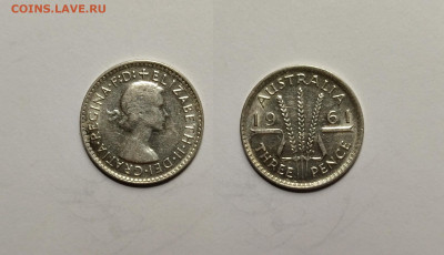 Австралия 3 пенса 1961 г Елизавета II - 7.04 - IMG_20220327_180106