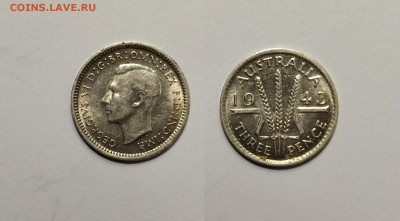 Австралия 3 пенса 1943 года, Георг VI №5 - 7.04 - IMG_20220327_180259