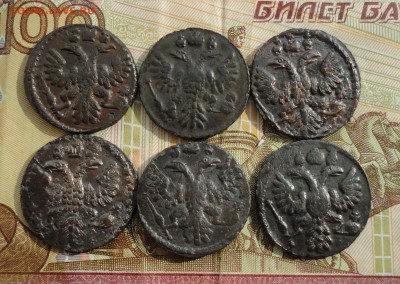 Кладовые полушки 1735 года. 6 монет. Лот №-6 До 6.04.22. - DSC09529.JPG