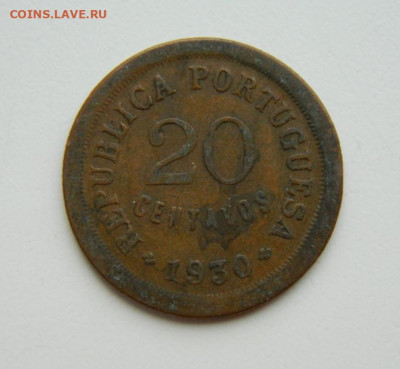 Португальские Кабо-Верде 20 сентаво 1930 г. до 07.04.22 - DSCN4199.JPG