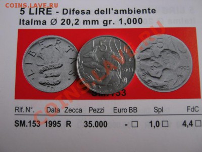 Сан Марино 5 лир 1995 Ребята и зверята до 19.11 в 15.00 М - IMG_1376