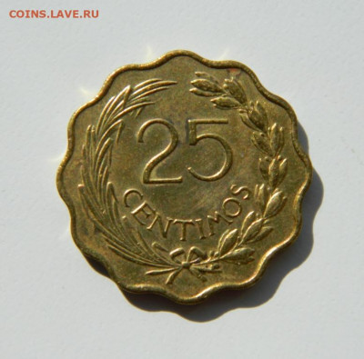 Парагвай 25 сентимо 1953 г. до 07.04.22 - DSCN4309.JPG