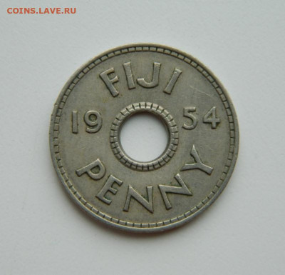 Британский Фиджи 1 пенни 1954 г. до 07.04.22 - DSCN4203.JPG