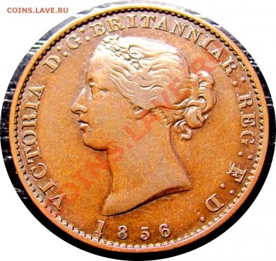 2 пенни 1856 F-VF до 22.11 в 22°° - D86 halfpenny Nova Scotia 1856_1