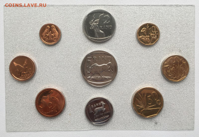 Годовой банковский набор ЮАР 1995 - IMG_7070.JPG