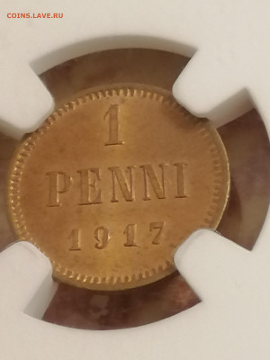 1 ренни 1909 и 1917 года MS 64 RD - IMG_20220405_165646