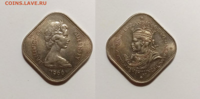 Джерси 10 шиллингов 1966 г Елизавета II - 9.04 - IMG_20220217_191920