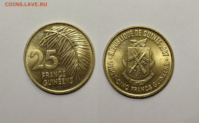 Гвинея 25 франков 1987 года без оборота - 9.04 - IMG_20220405_191332