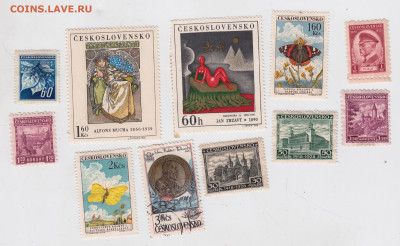 ЧЕХОСЛОВАКИЯ 11 марок до 13.04.22 г. в 23.00 - 004