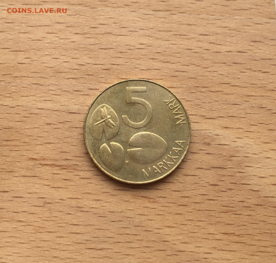 Финляндия 5 марок 1999 Тюлень животные фауна - IMG_6424.JPG