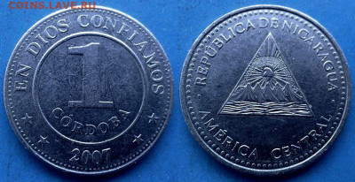 Никарагуа - 1 кордоба 2007 года до 14.04 - Никарагуа 1 кордоба, 2007