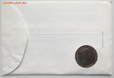 Крона Шайба Остров Мэн 1 крона "Чёрный пенни" КПД конверт - IMG_7046.JPG