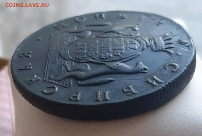 Сибирь 10 копеек 1774г.К.М.До 12.04.22:00. - 20220408_220445