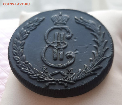 Сибирь 10 копеек 1774г.К.М.До 12.04.22:00. - 20220408_220507