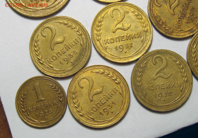 1,2,3 копейки 1928-50 13 монет, до 12.04.2022 22:00 - Без имени-2