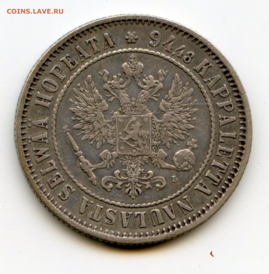 Финляндия. 1892. 1 марка VF+ 15.04 в 22.00 - img545