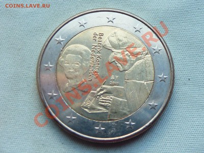 2 евро, Нидерланды 2011г. Эразм Роттердамский  до 22.11.11 - MEMO0036.JPG