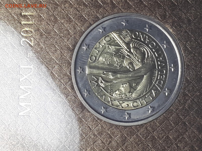 Ватикан. 2 евро. Юбилейные. 7 шт.  15.04.2022 в 22.00 - 7