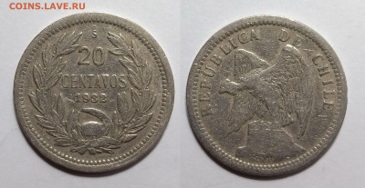 Чили 20 сентаво 1932 года, кондор - 14.04 - IMG_20220211_203838