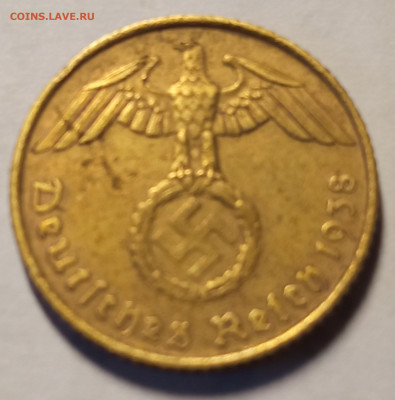 5рейх пфенингов 1938г. короткий аук до 13.04. - IMG_20220213_182710