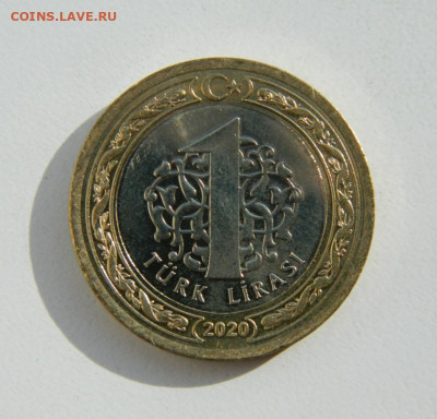 Турция 1 лира 2020 г.(Юбилейная) БИМ до 14.04.22 - DSCN4401.JPG
