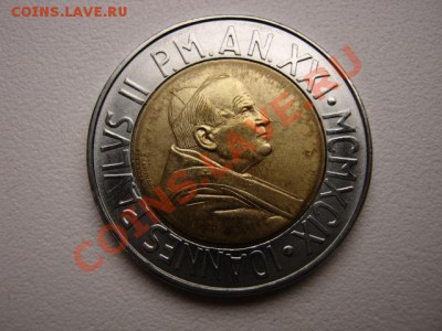 Ватикан 500 лир 1999 Биметалл до 20.11 в 15.00 М - IMG_1550