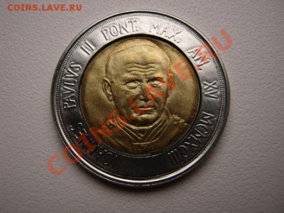 Ватикан 500 лир 1993 Биметалл до 20.11 в 15.00 М - IMG_1552