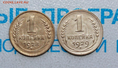 1 копейка 1928 и 29 г. До 15. 04. 22 г. в 22 00 по мск - IMG_0265.JPG