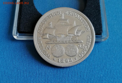 2 доллара США Columbian Exposition 1893 г до 17.04. 22-00 - 11
