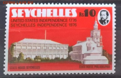 Сейшеллы 1976 1м** до 18 04 - 93