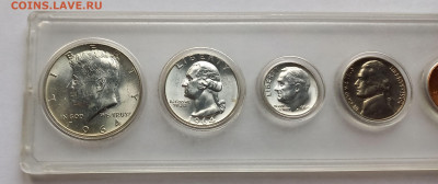 США набор монет 1964. Погодовка. Серебро. - 2