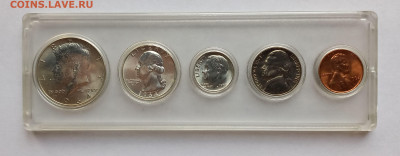 США набор монет 1964. Погодовка. Серебро. - 1