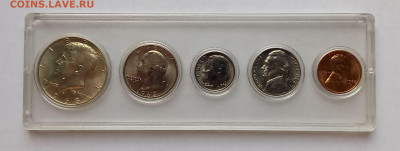 США набор монет 1968. Погодовка. Серебро. - 1