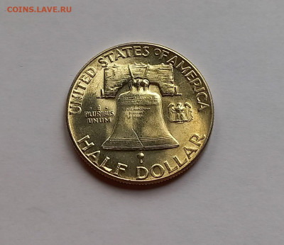 США 50 центов 1949 UNC. Франклин, серебро - 11
