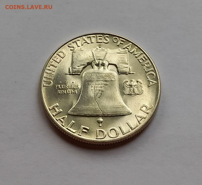 США 50 центов 1950 "D" UNC. Франклин, серебро - 12