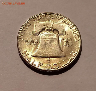 США 50 центов 1951 "S". UNC. Франклин, серебро - 8