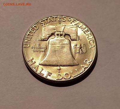 США 50 центов 1951 "S". UNC. Франклин, серебро - 9
