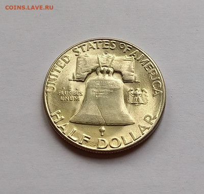 США 50 центов 1951 "S". UNC. Франклин, серебро - 11
