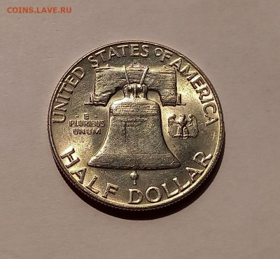 США 50 центов 1962 "D". Франклин, серебро - 7