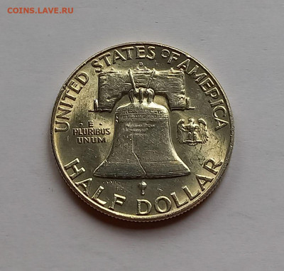 США 50 центов 1962 "D". Франклин, серебро - 10