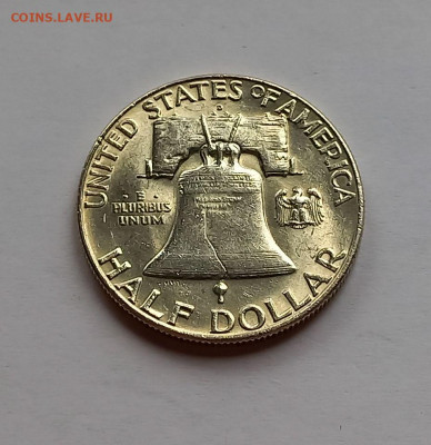 США 50 центов 1962 "D". Франклин, серебро - 12