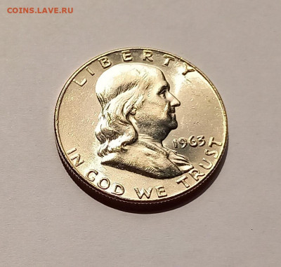 США 50 центов 1963 "D". Франклин, серебро - 6