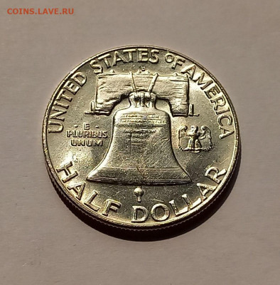 США 50 центов 1963 "D". Франклин, серебро - 8