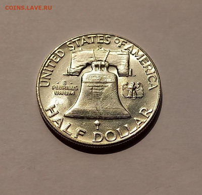 США 50 центов 1963 "D". Франклин, серебро - 9